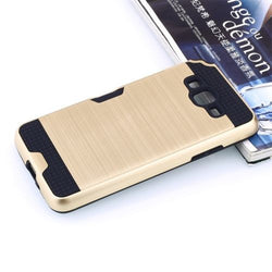 Samsung Galaxy Grand Prime - Shockproof Slim Wallet Credit Card Holder Case Cover [Pro-Mobile]