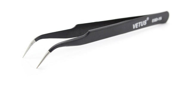 Stainless Steel Tweezers with Anti-static Coating (ST-15ESD)