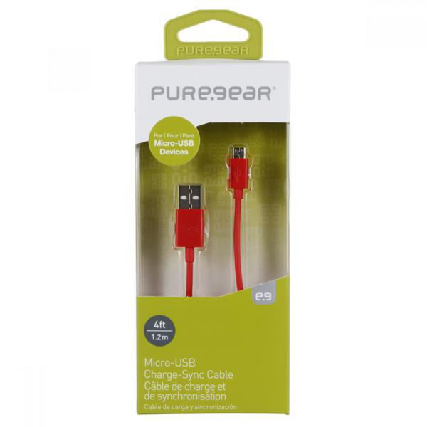 PureGear - Micro USB Data Cable - 1.2 Meter