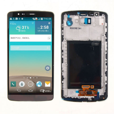LCD Digitizer Screen With Frame For LG G3 D850 D851 D855 Vs985 Ls990 [Pro-Mobile]