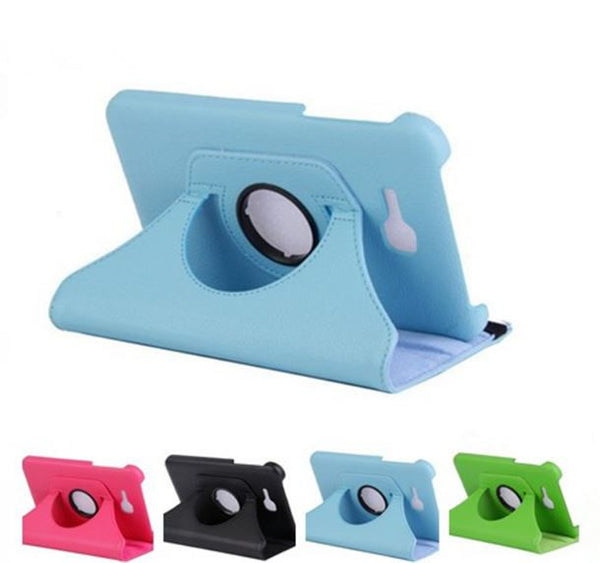 Samsung Galaxy Tab 3 Lite 7" - 360 Rotating Leather Stand Case Smart Cover [Pro-Mobile]