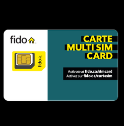 Fido LTE Multi SIM Card