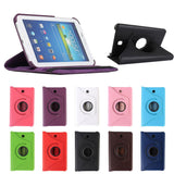 Samsung Galaxy Tab 3 7" - 360 Rotating Leather Stand Case Smart Cover [Pro-Mobile]