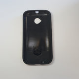 Motorola Moto E (Gen 2) - Shockproof Slim Dual Layer Brush Metal Case Cover [Pro-Mobile]