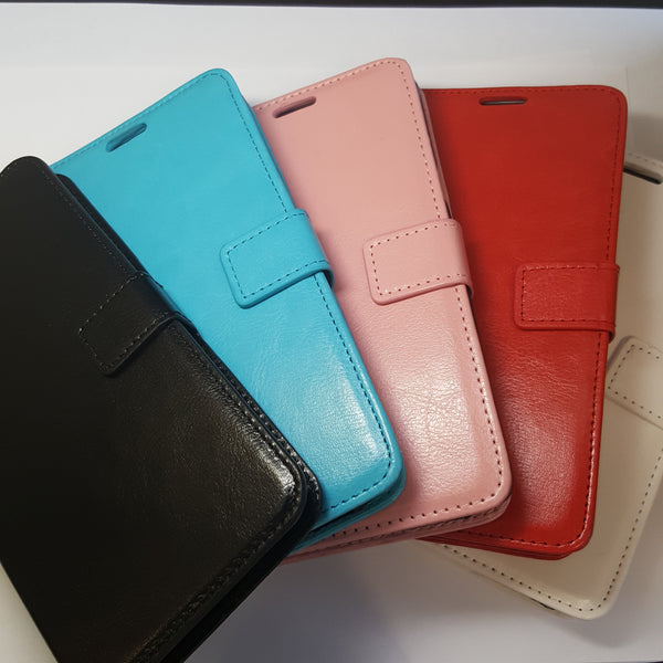 Samsung Galaxy Note 5 - Magnetic Wallet Card Holder Flip Stand Case with Strap [Pro-Mobile]