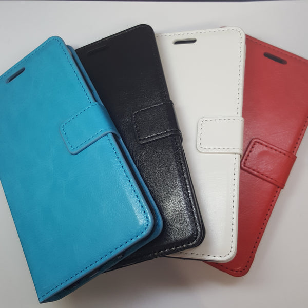 Samsung Galaxy S7 - Magnetic Wallet Card Holder Flip Stand Case with Strap [Pro-Mobile]