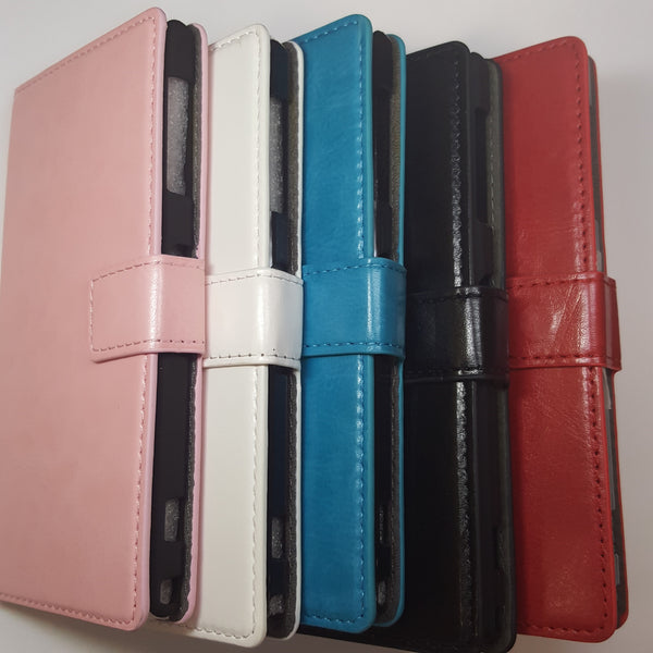 LG G2 - Magnetic Wallet Card Holder Flip Stand Case Cover [Pro-Mobile]