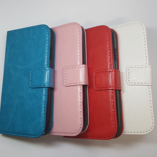 Samsung Galaxy S3 Mini - Magnetic Wallet Card Holder Flip Stand Case [Pro-Mobile]