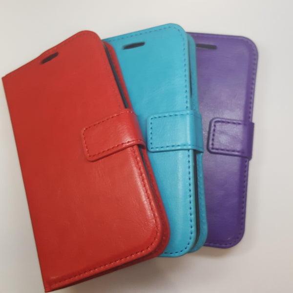 Samsung Galaxy J1 - Magnetic Wallet Card Holder Flip Stand Case Cover with Strap [Pro-Mobile]