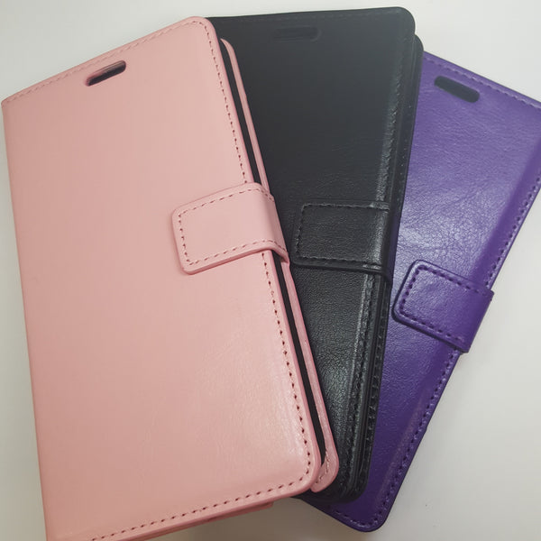 Samsung Galaxy Note Edge - Magnetic Wallet Card Holder Flip Stand Case with Strap [Pro-Mobile]