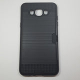 Samsung Galaxy J7- Shockproof Slim Wallet Credit Card Holder Case Cover [Pro-Mobile]