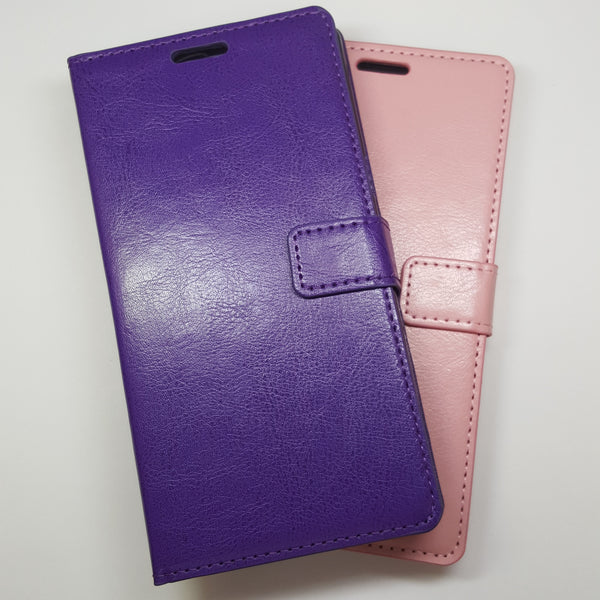 Samsung Galaxy Note 7 - Magnetic Wallet Card Holder Flip Stand Case with Strap [Pro-Mobile]