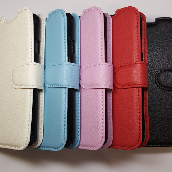 LG K4 (2016) - Magnetic Wallet Card Holder Flip Stand Case Cover [Pro-Mobile]