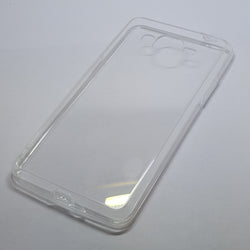Samsung Galaxy Grand Prime - Clear Transparent Silicone Phone Case With Dust Plug [Pro-Mobile]