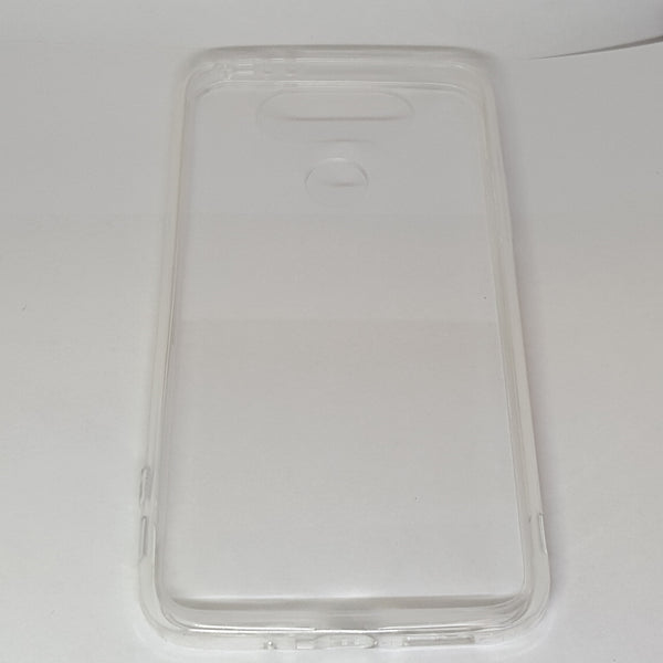 LG G5 - Clear Transparent Silicone Phone Case With Dust Plug [Pro-Mobile]