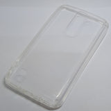 LG K7 - Clear Transparent Silicone Phone Case With Dust Plug [Pro-Mobile]