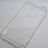 LG K7 - Clear Transparent Silicone Phone Case With Dust Plug [Pro-Mobile]