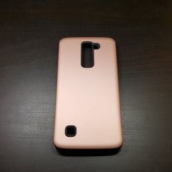 LG K7 - Silicone With Hard Back Cover Case