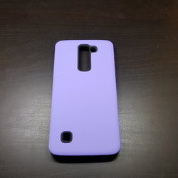 LG K7 - Silicone With Hard Back Cover Case