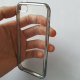 Apple iPhone 5G / 5S / 5SE - Chrome Edge Silicone Case [Pro-Mobile]