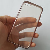 Apple iPhone 5G / 5S / 5SE - Chrome Edge Silicone Case [Pro-Mobile]
