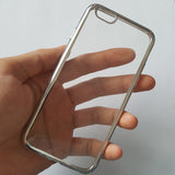 Apple iPhone 6 / 6S - Chrome Edge Silicone Case [Pro-Mobile]