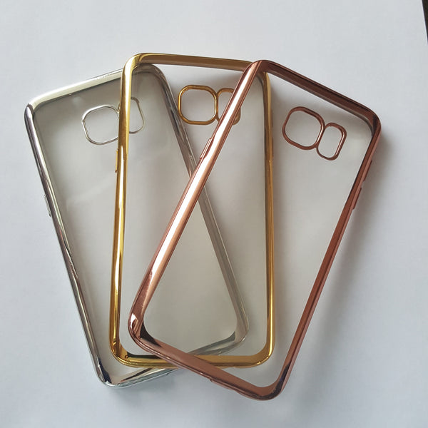 Samsung Galaxy S7 - Chrome Edge Silicone Case