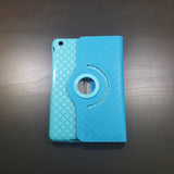 Apple iPad Mini 2 / 3 - 360 Rotating Grid Plaid Pattern Stand Case Smart Cover [Pro-Mobile]