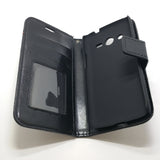 Samsung Galaxy Core - Magnetic Wallet Card Holder Flip Stand Case Cover with Strap [Pro-Mobile]