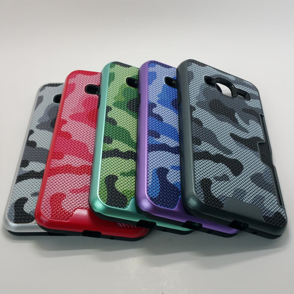 Samsung Galaxy J3 - Military Camouflage Credit Card Case