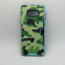 Samsung Galaxy S8 - Military Camouflage Credit Card Case