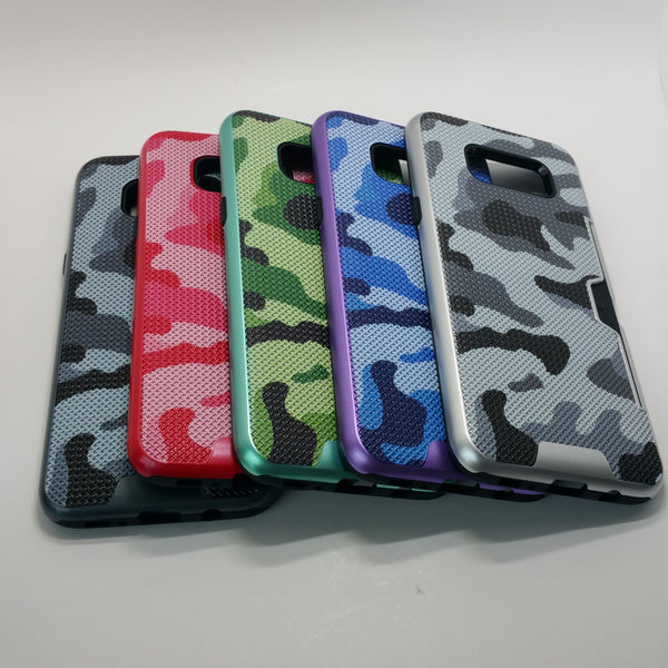 Samsung Galaxy S8 Plus - Military Camouflage Credit Card Case