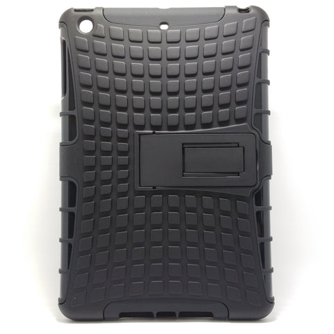 Apple iPad Mini 2 / 3 - Tough Jacket Hybrid Rugged Heavy Duty Hard Back Cover Case with Kickstand [Pro-Mobile]
