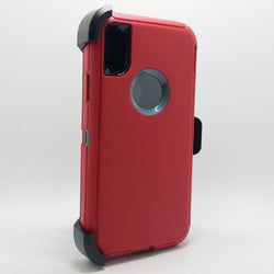 Apple iPhone XS Max - Heavy Duty Fashion Defender Case with Rotating Belt Clip [Pro-Mobile]