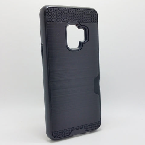 Samsung Galaxy S9 - Shockproof Slim Wallet Credit Card Holder Case Cover [Pro-Mobile]