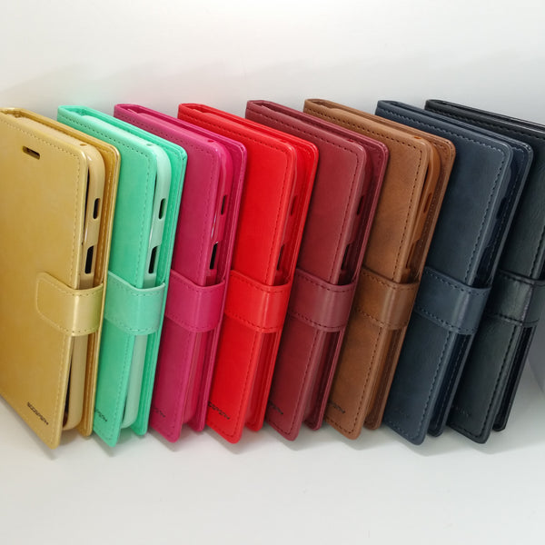 Samsung Galaxy A8 (2018) - Goospery Blue Moon Diary Case [Pro-Mobile]