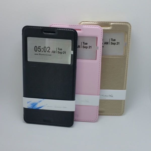 Samsung Galaxy Note 4 - Roar Noble Leather View Series Case