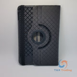 Apple iPad Mini 4 - 360 Rotating Grid Plaid Pattern Stand Case Smart Cover [Pro-Mobile]