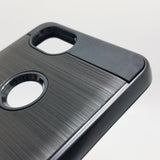 Google Pixel 2 - Shockproof Slim Dual Layer Brush Metal Case Cover [Pro-Mobile]