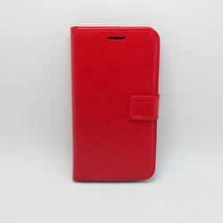 LG K40 2019 - Magnetic Wallet Card Holder Flip Stand Case Cover with Strap [Pro-Mobile]
