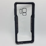 Samsung Galaxy S9 Plus - TPU Bumper Frame Case with Clear 1mm Toughened Glass Back Cover