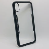 Apple iPhone X - TPU Bumper Frame Case with Clear 1mm Toughened Glass Back Cover