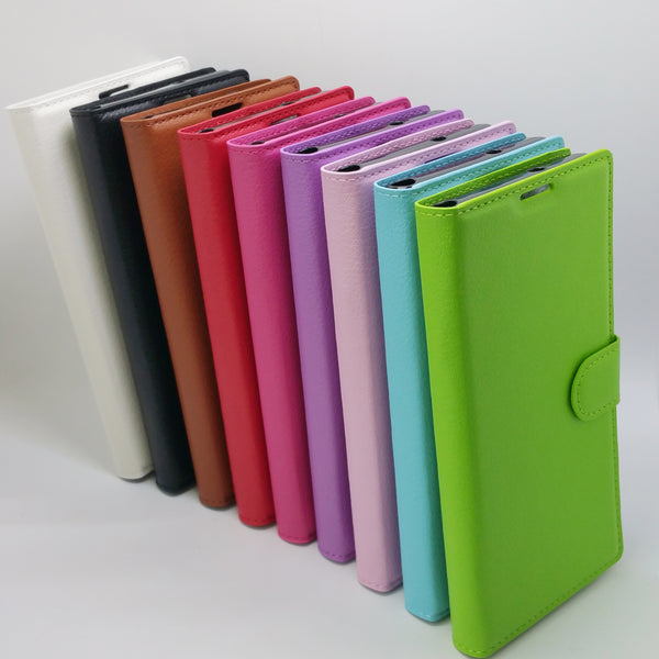 BlackBerry Motion - Magnetic Wallet Card Holder Flip Stand Case Cover [Pro-Mobile]