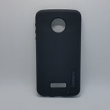 Motorola Moto Z Play - TanStar Slim Hybrid Silicone Hard Dual-Layered Case [Pro-Mobile]