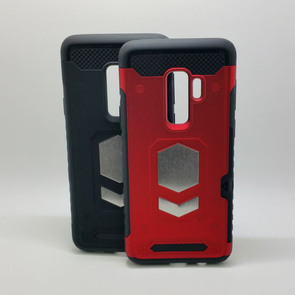 Samsung Galaxy S8 Plus - Magnet Enabled Badge Case with Credit Card Holder Case