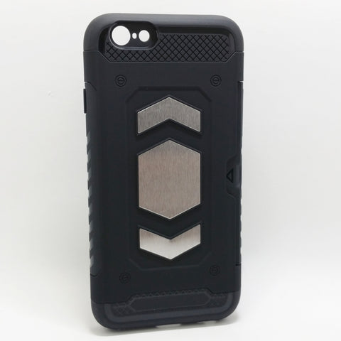 Apple iPhone 7 / 8 - Shockproof Magnet Enabled Badge with Credit Card Holder Case [Pro-Mobile]
