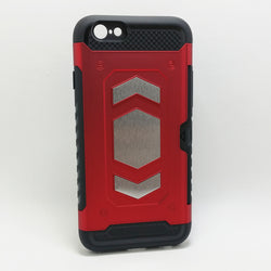 Apple iPhone 7 / 8 - Shockproof Magnet Enabled Badge with Credit Card Holder Case [Pro-Mobile]