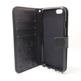 Apple iPhone 6 / 6S - Butterfly Book Style Wallet Case with Strap [Pro-Mobile]