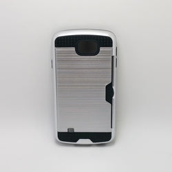 LG K4 (2016) - Shockproof Slim Wallet Credit Card Holder Case Cover [Pro-Mobile]