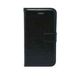 Apple iPhone 13 Pro - Magnetic Wallet Card Holder Flip Stand Case Cover with Strap [Pro-Mobile]